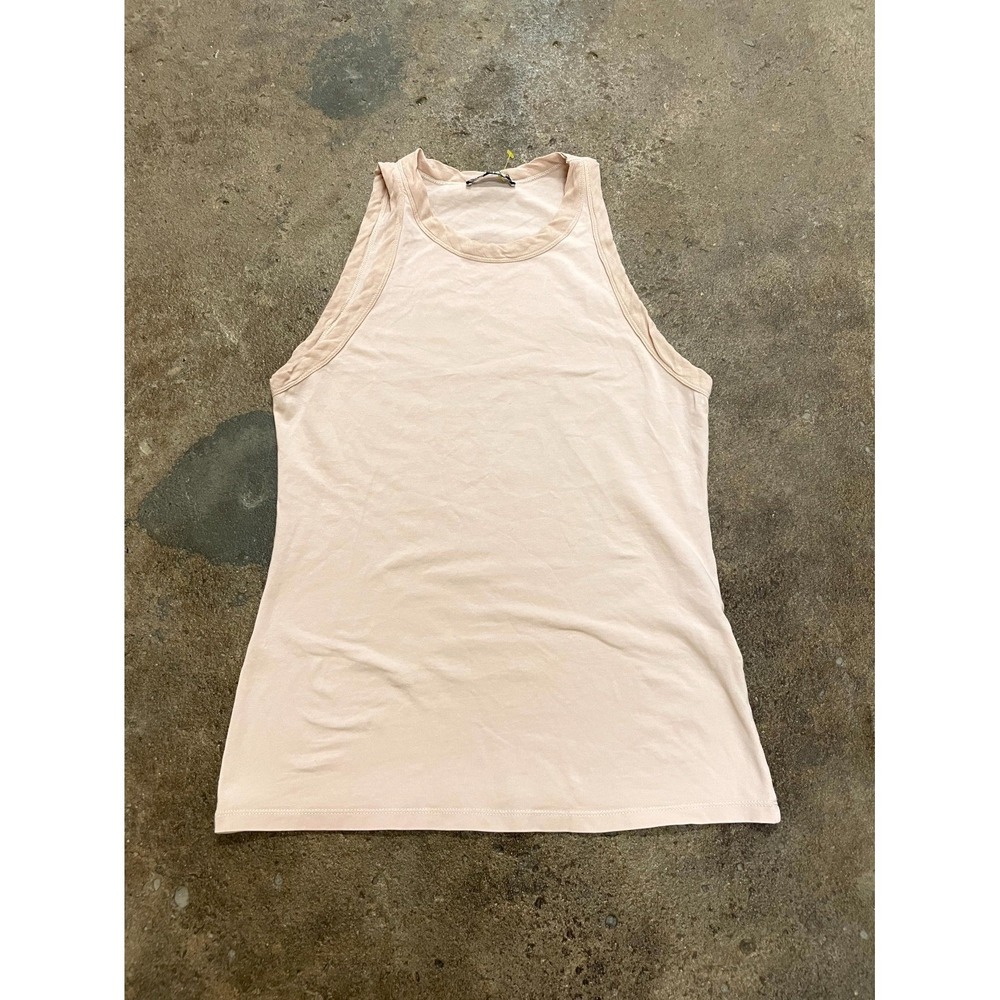 Zara Tank Top Womens Small Pink Performance Training Sportswear Round Neck